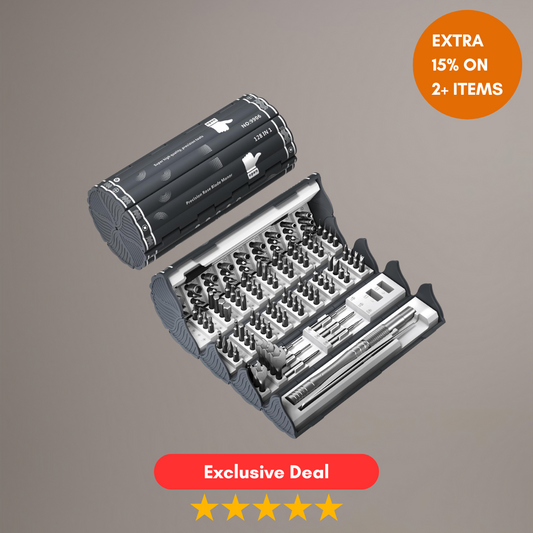 128-in-1 Precision Screwdriver Set – The Ultimate Tool Kit for Every Repair & DIY Enthusiast!